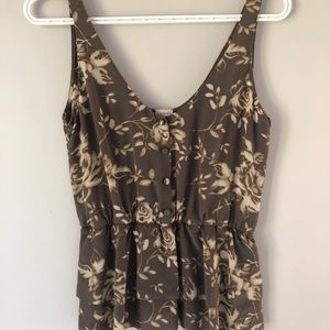 Aritzia floral tank top